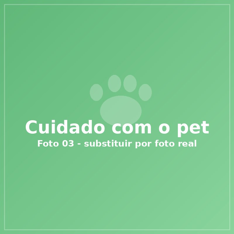 Cão recebendo cuidado na clínica
